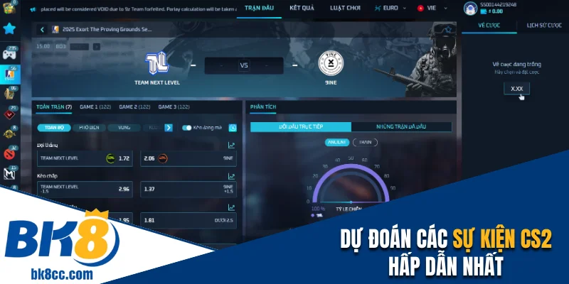 Dự đoán các sự kiện CS2 hấp dẫn nhất
