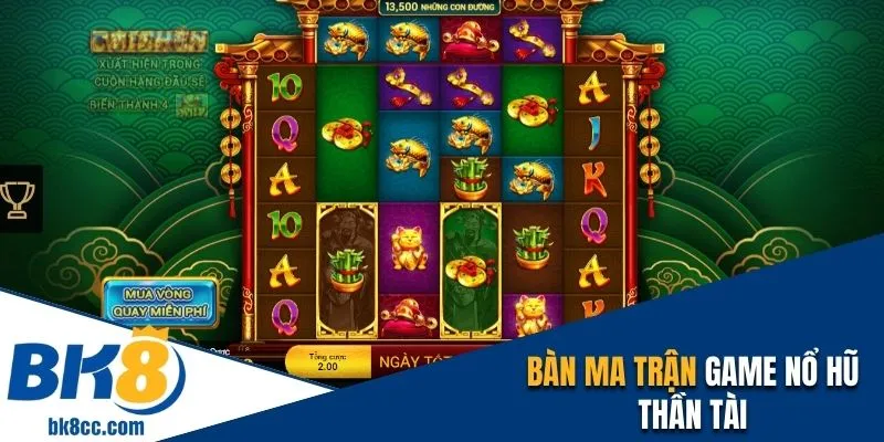 Giới thiệu game Nổ hũ Thần Tài BK8