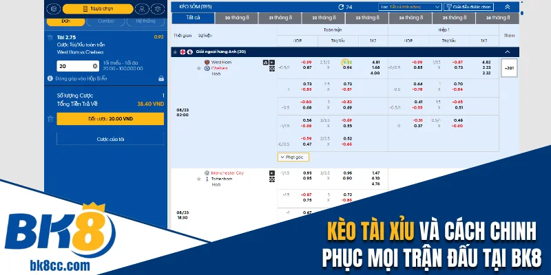 Kèo Tài Xỉu